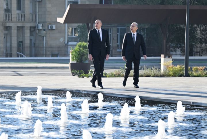 Prezident 28 Mayda aparılmış abadlıq və yenidənqurma işlərindən sonra yaradılan şəraitlə tanış olub
