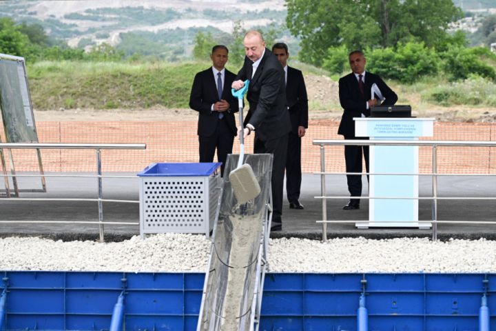 Xankəndi Dəmir Yolu və Avtovağzal Kompleksinin təməli qoyuldu