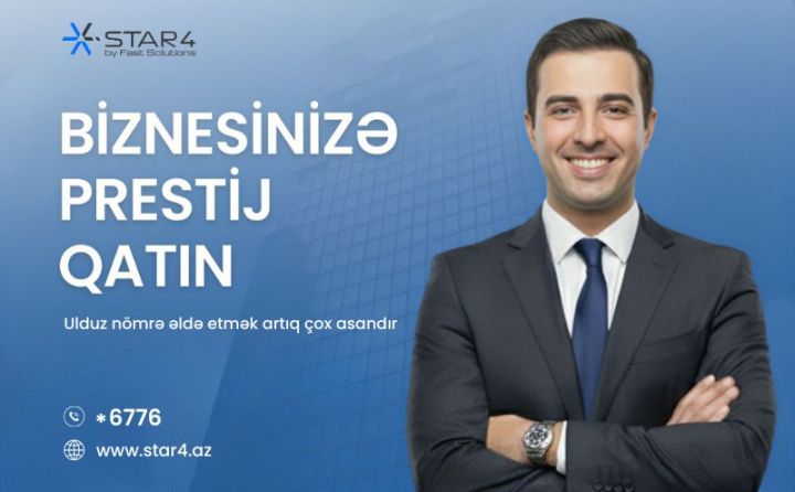 Bizneslər üçün ulduz nömrələri əldə etmək artıq çox asandır