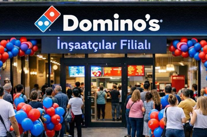 "Domino’s Pizza"nın "İnşaatçılar" filialı açılır